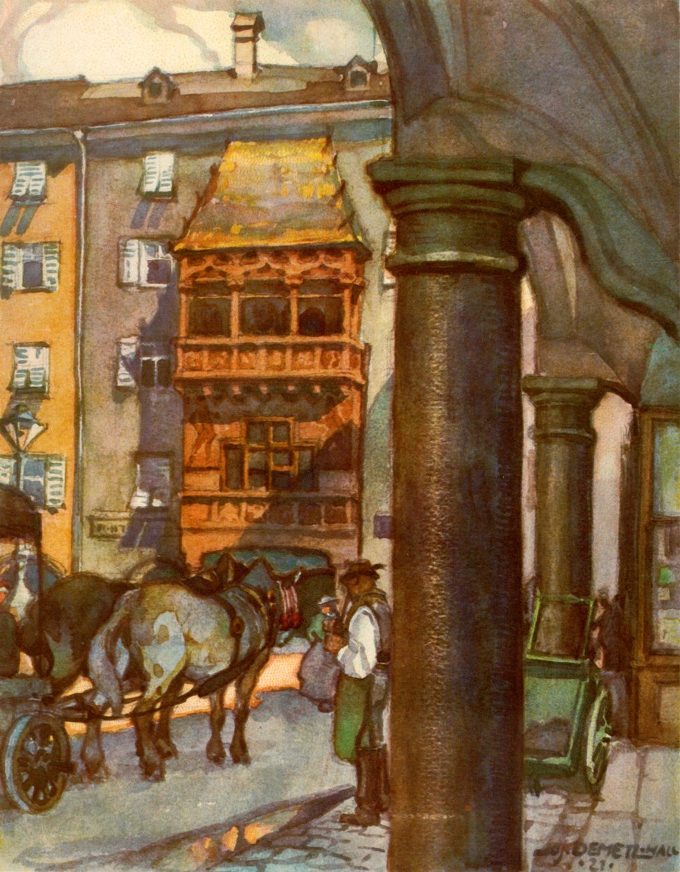 द गोल्डन रूफ, गोल्डन रूफ, c1929। द्वारा अज्ञात