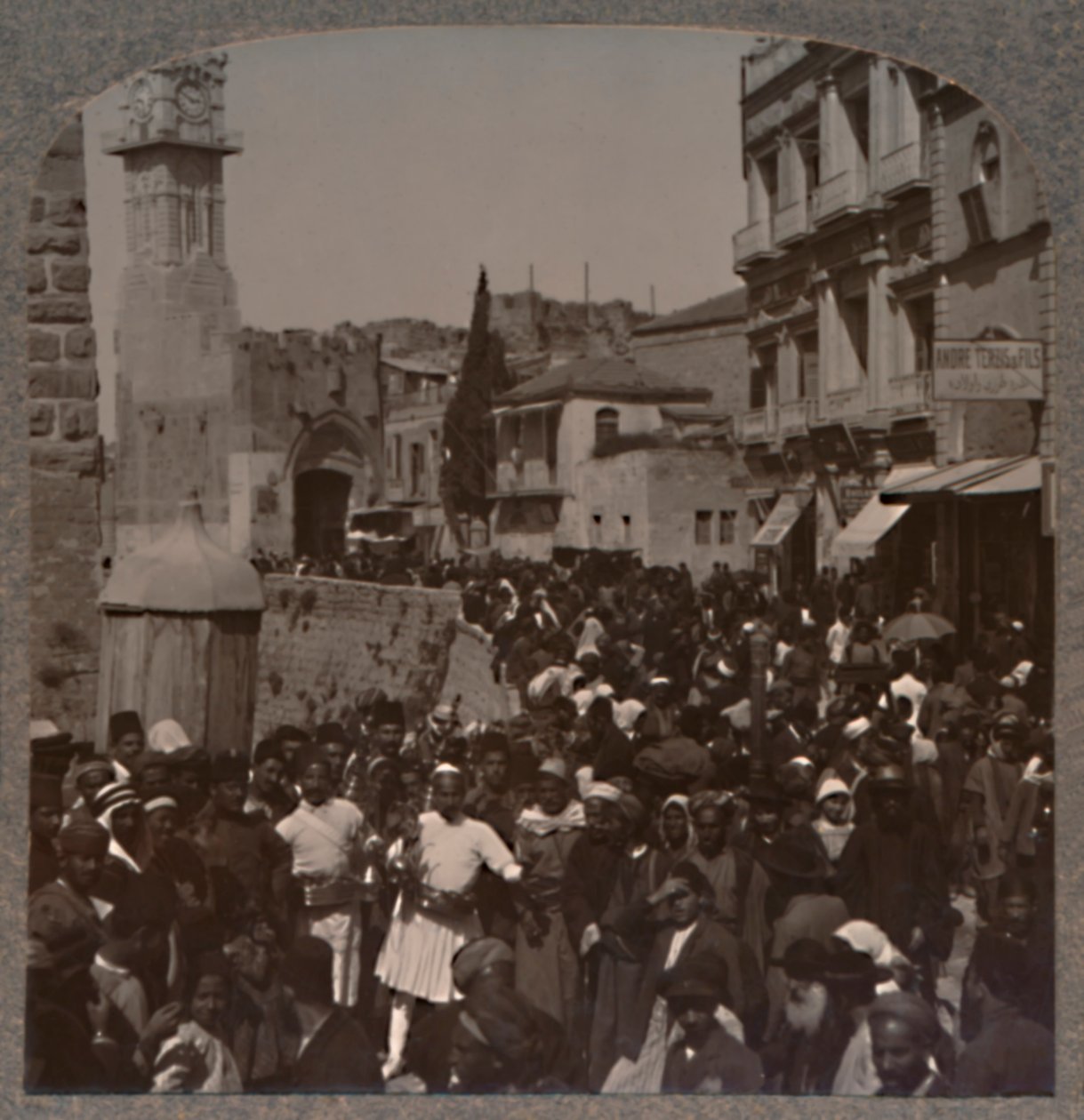 डेविड स्ट्रीट, यरूशलेम, c1900 द्वारा अज्ञात