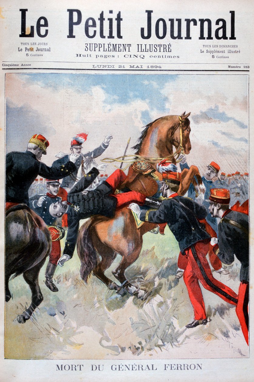 जनरल फेरोन की मृत्यु, 1894 द्वारा अज्ञात