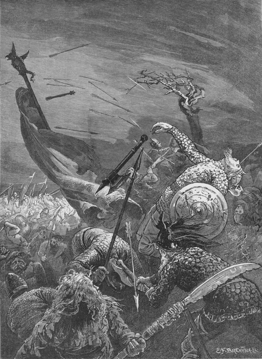 हेस्टिंग्स की लड़ाई में राजा हेरोल्ड की मृत्यु, 1066 1905 द्वारा अज्ञात