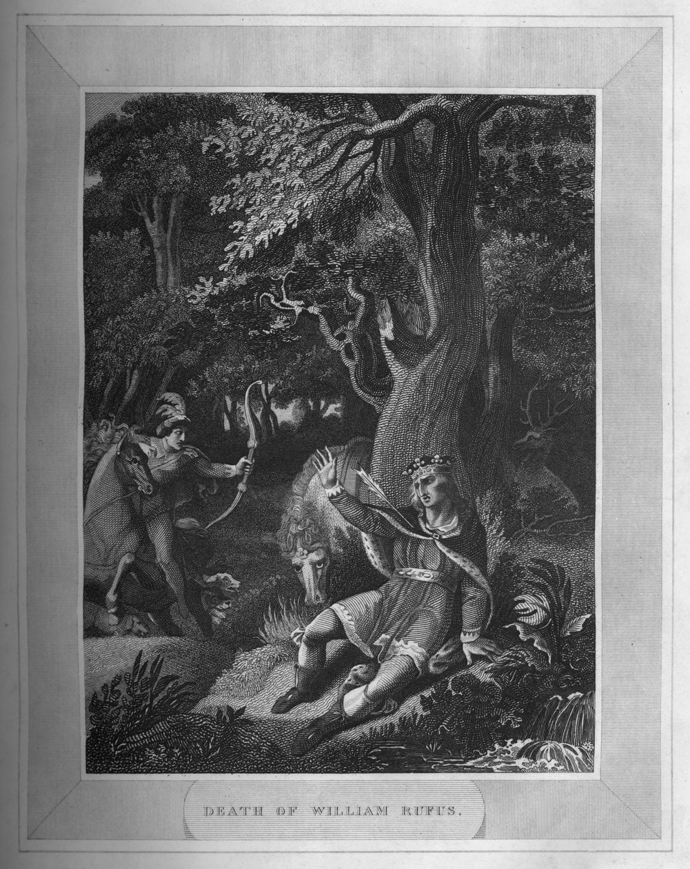 विलियम रुफ़स की मृत्यु, 1838 द्वारा अज्ञात