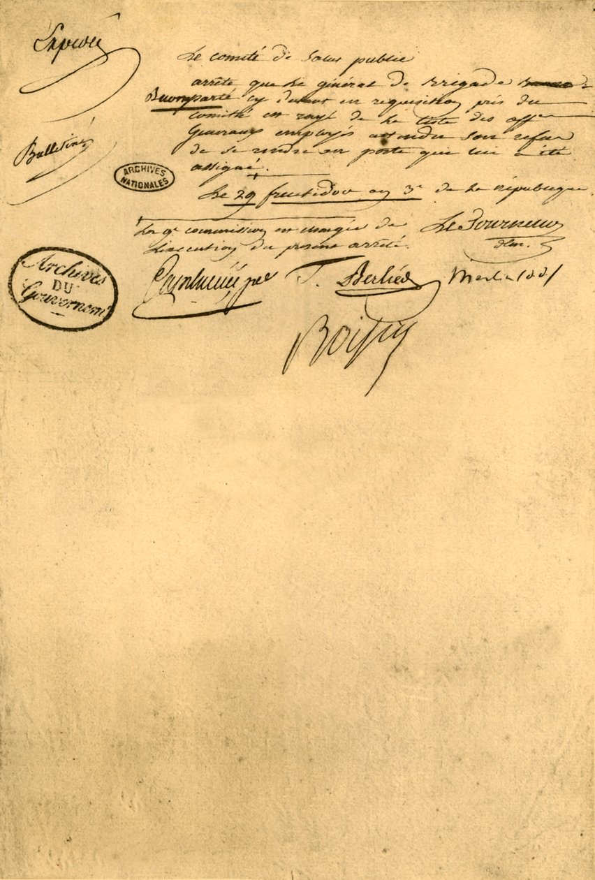 सार्वजनिक स्वास्थ्य समिति की घोषणा, 5 सितंबर 1795, 1921। द्वारा अज्ञात