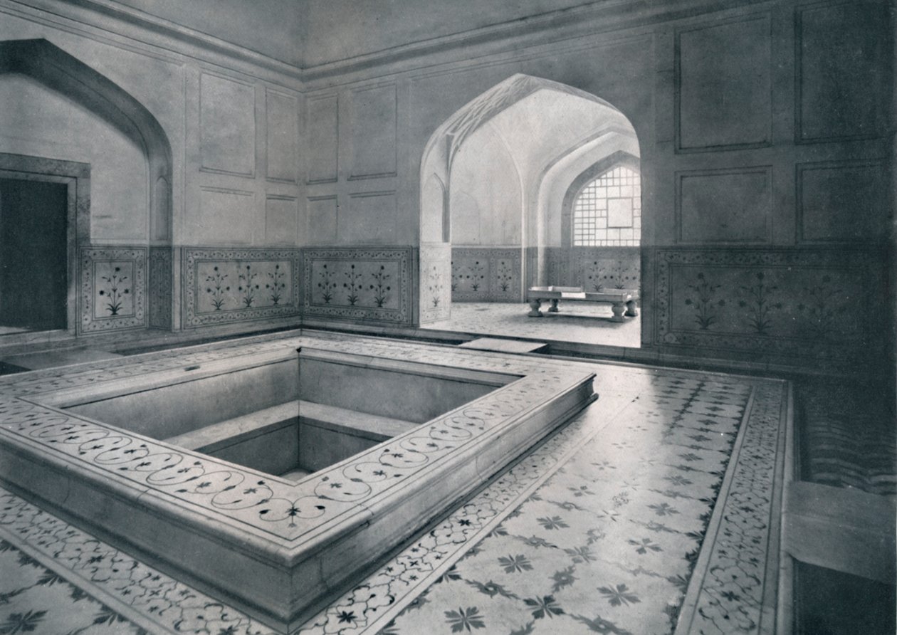 दिल्ली। पैलेस में रॉयल स्नान, c1910। द्वारा अज्ञात