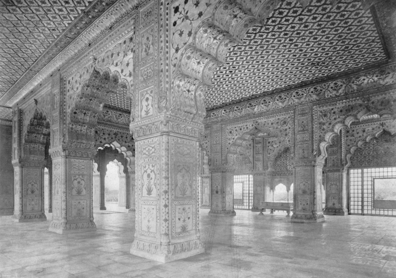 दिल्ली। दीवान-ए-ख़ास, c1910। द्वारा अज्ञात