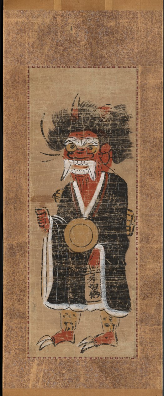 दानव ऑनिंग द नेम ऑफ द बुद्धा ओनी नो नेनबत्सू, 1700s। द्वारा अज्ञात