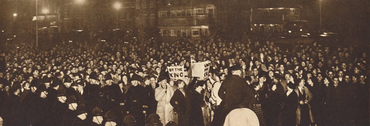 व्हाइटहॉल में प्रदर्शन, 10 दिसंबर, 1936, 1937 द्वारा अज्ञात
