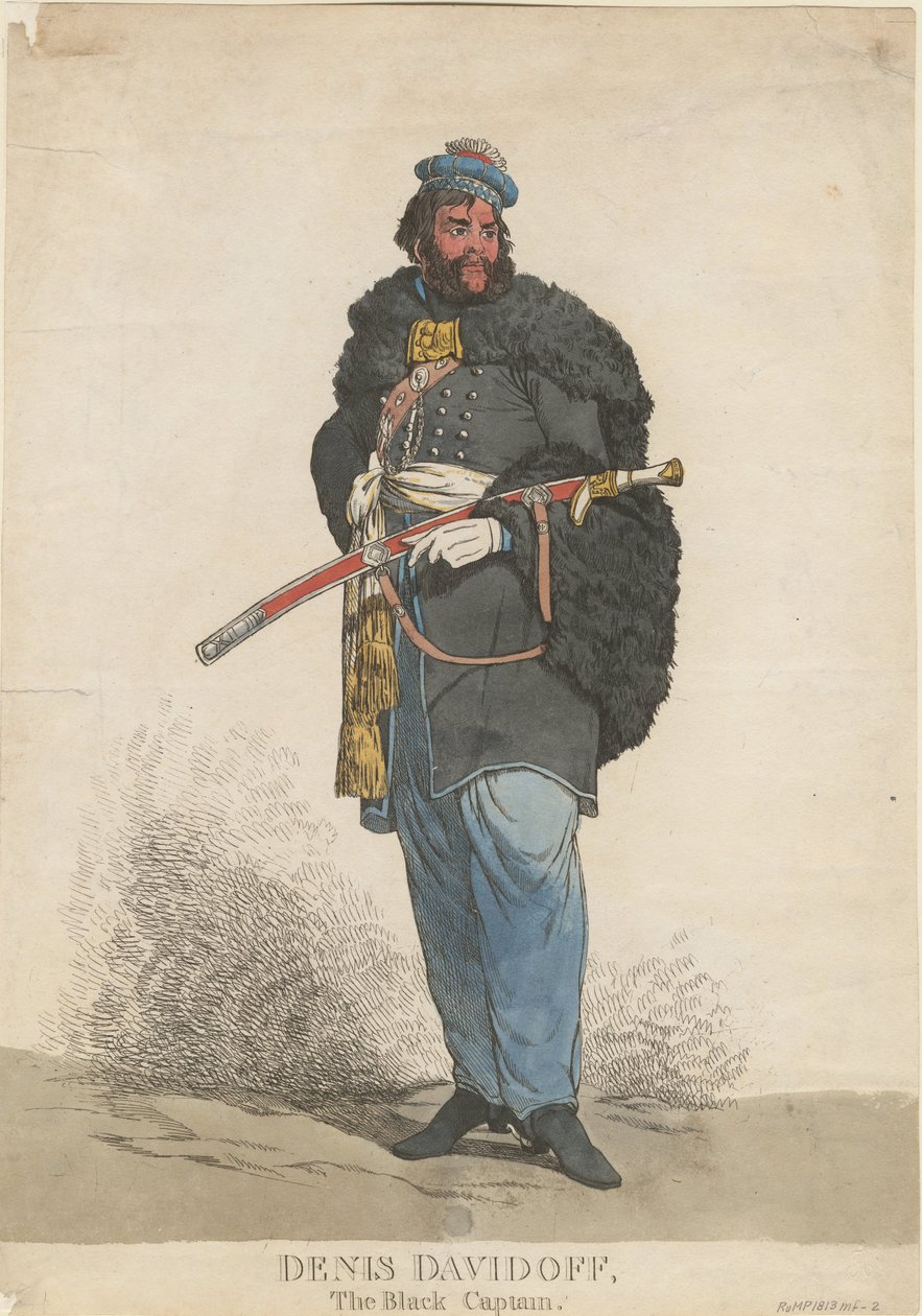 डेनिस डेविडॉव 1784-1839, 1813 द्वारा अज्ञात