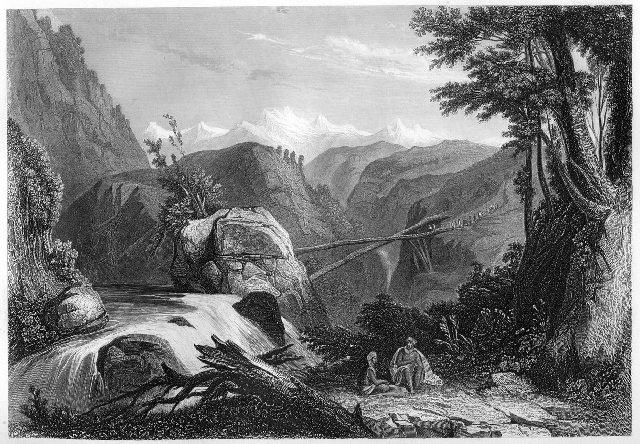 देवबुल, भारत के पास, उबाला, c1860 द्वारा अज्ञात