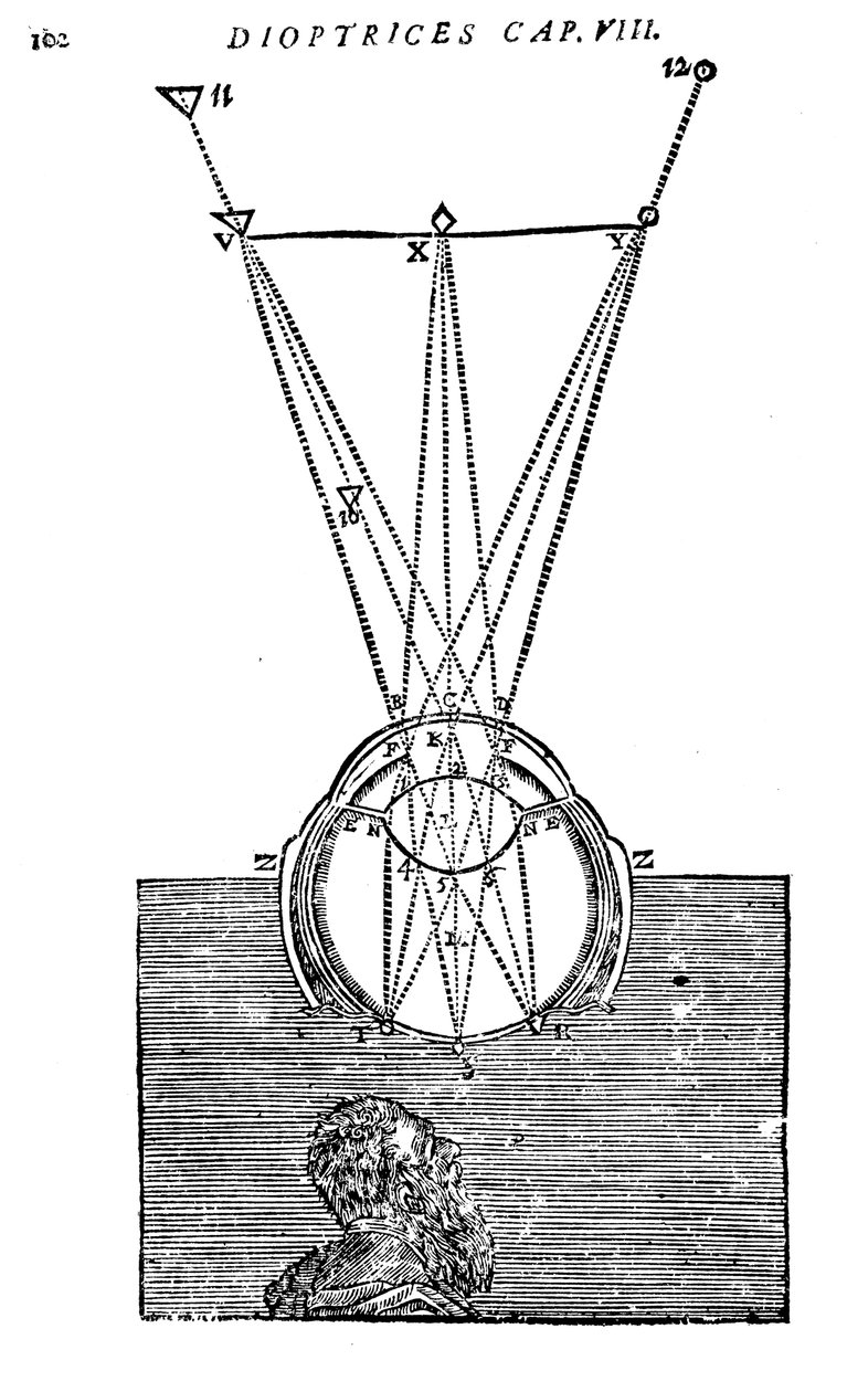 दृष्टि के विवरण का वर्णन, 1692 द्वारा अज्ञात