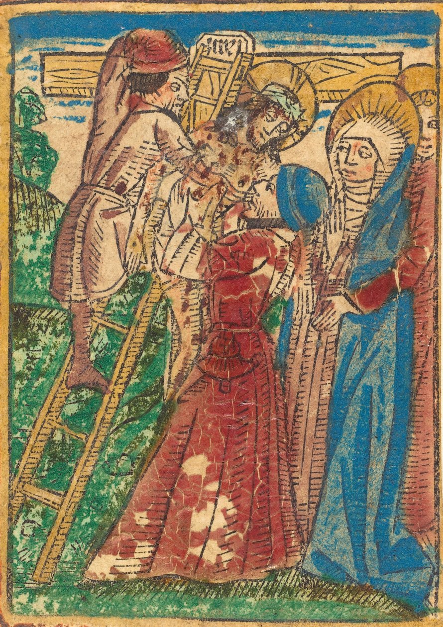 क्रॉस से उतरना, सी. 1490. द्वारा अज्ञात