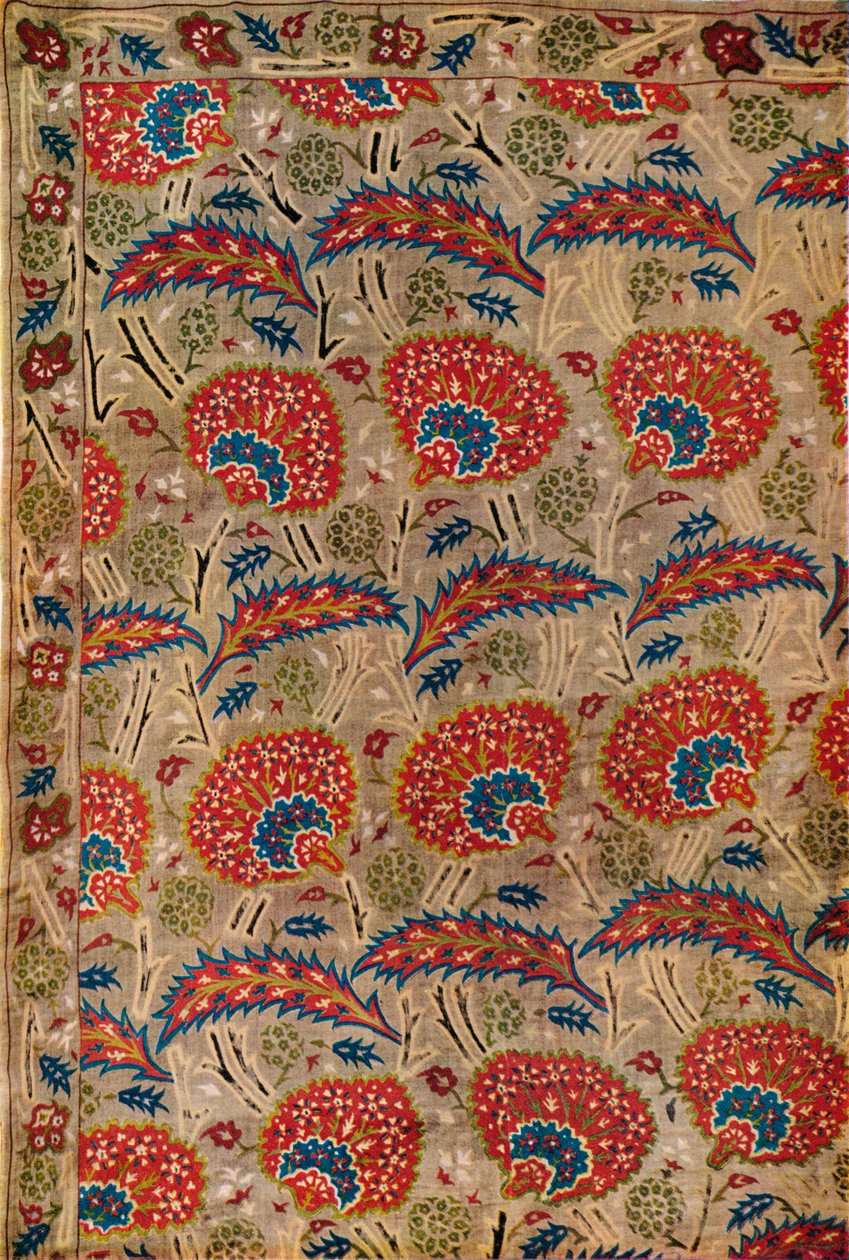 तुर्की से, पर्दे का विस्तार, c1650 द्वारा अज्ञात