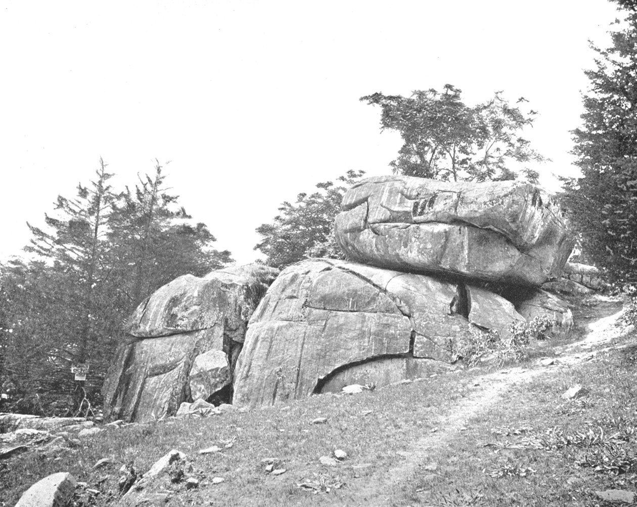 डेविल्स डेन, गेटीसबर्ग, पेंसिल्वेनिया, यूएसए, c1900। द्वारा अज्ञात