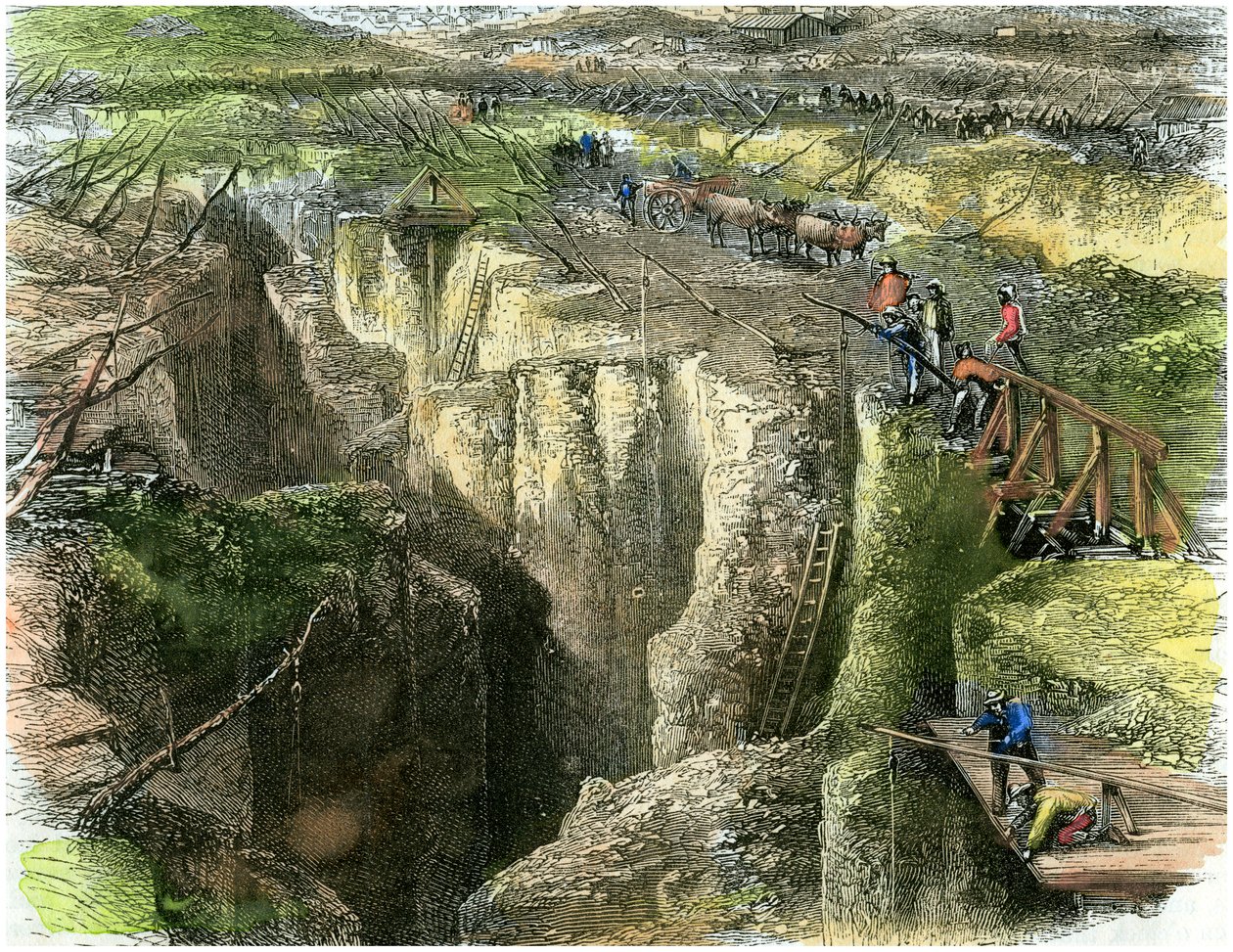 डायमंड फील्ड, c1880 द्वारा अज्ञात