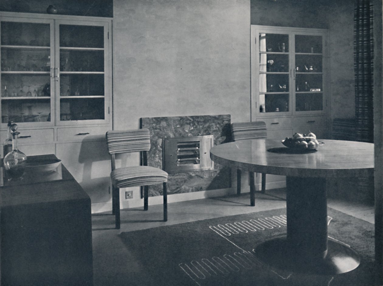 लंदन के हाईगेट गांव में एक घर के लिए भोजन कक्ष, 1936 द्वारा अज्ञात