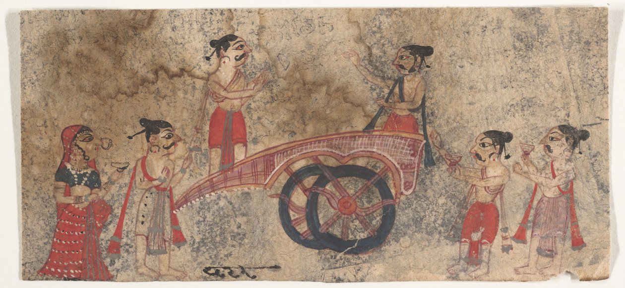 रथ पर विवाद, 1650-60। द्वारा अज्ञात