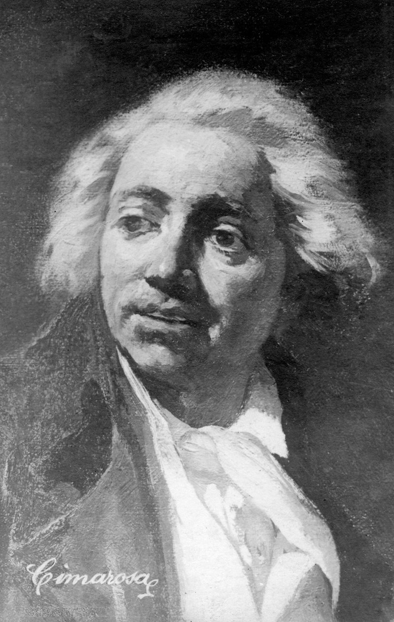 डोमिनिको सिमरोसा 1749-1801, इतालवी संगीतकार, 20 वीं शताब्दी द्वारा अज्ञात
