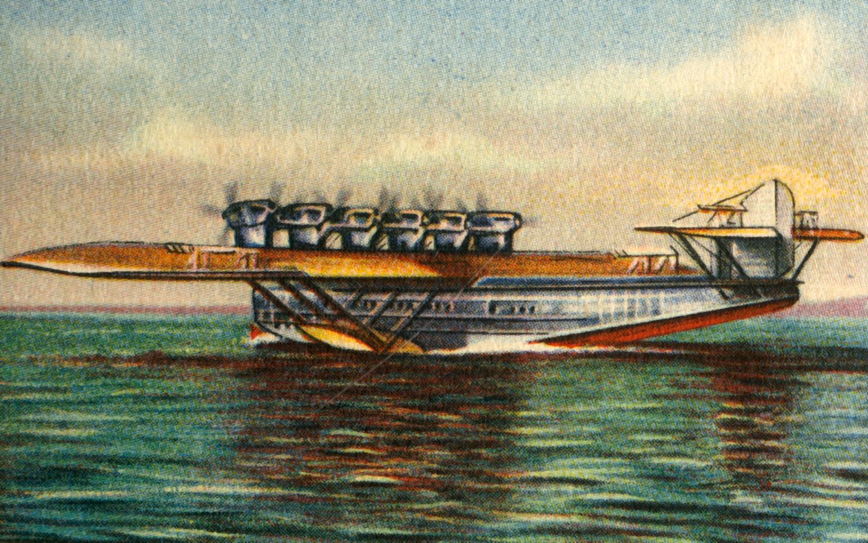 डोर्नियर डू एक्स II फ्लाइंग बोट, 1920, 1932। द्वारा अज्ञात