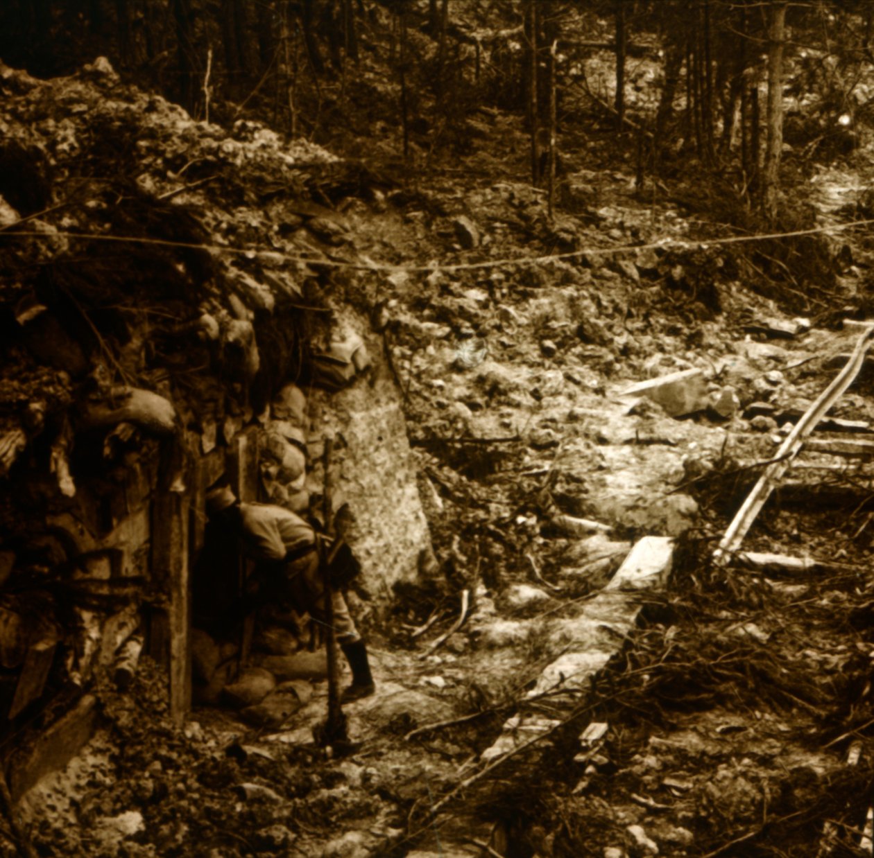 डौमोंट, उत्तरी फ्रांस, c1914-c1918 द्वारा अज्ञात