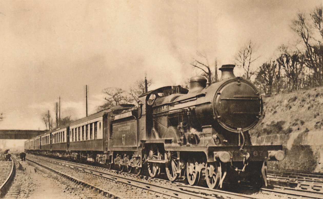 डाउन कॉन्टिनेंटल पुलमैन लिमिटेड एक्सप्रेस, c1920s। द्वारा अज्ञात