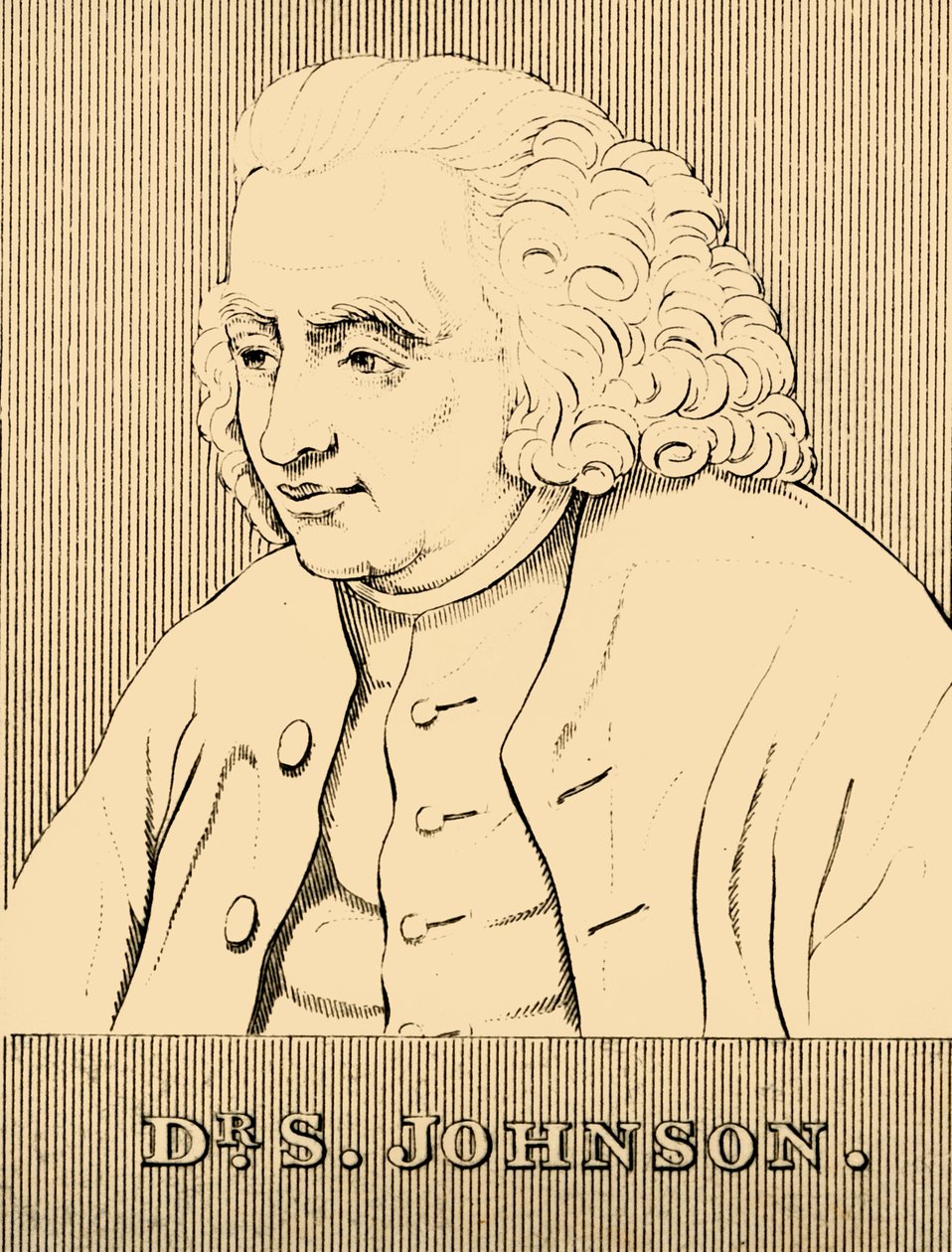 डॉ एस जॉनसन, 1709-1784, 1830। द्वारा अज्ञात