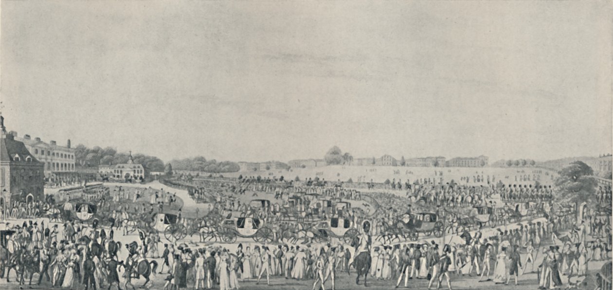 ड्राइंग-रूम डे, बकिंघम पैलेस, 1822, 1920 द्वारा अज्ञात