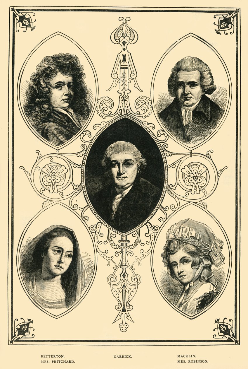 Drury Lane हस्तियाँ, 1881। द्वारा अज्ञात