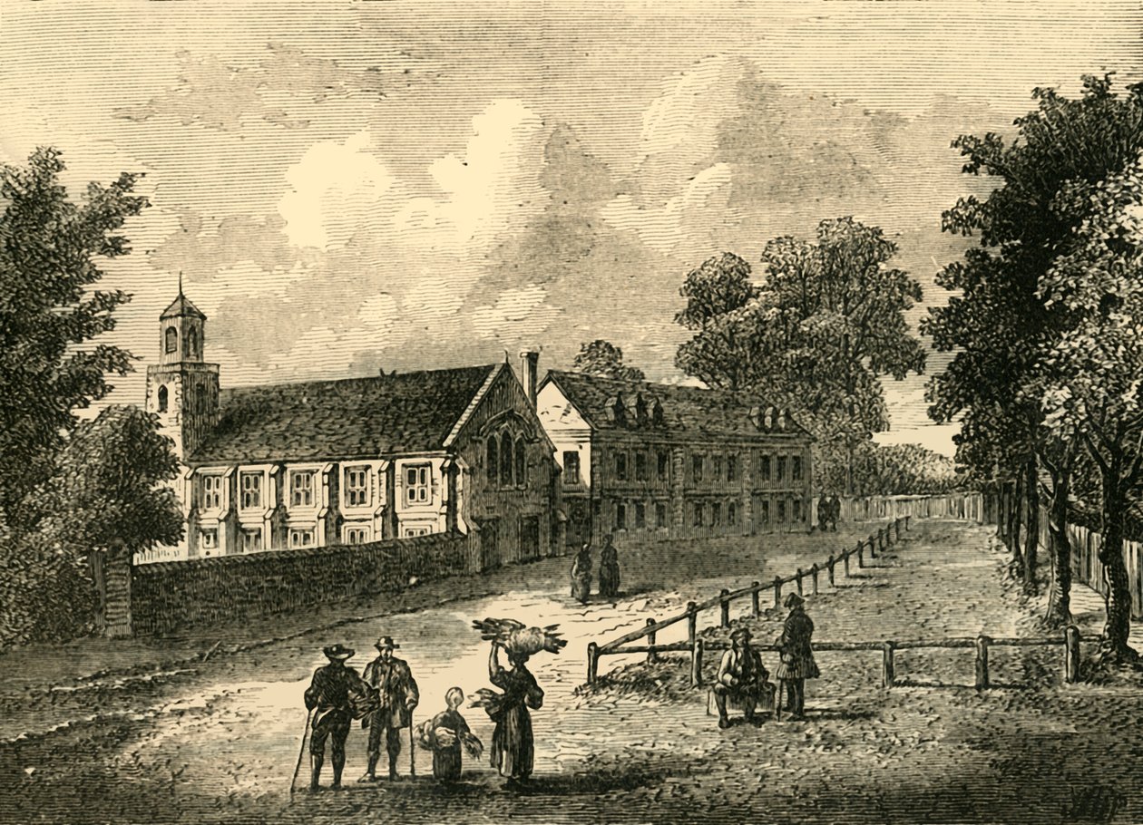 1750 में Dulwich College, c1878। द्वारा अज्ञात