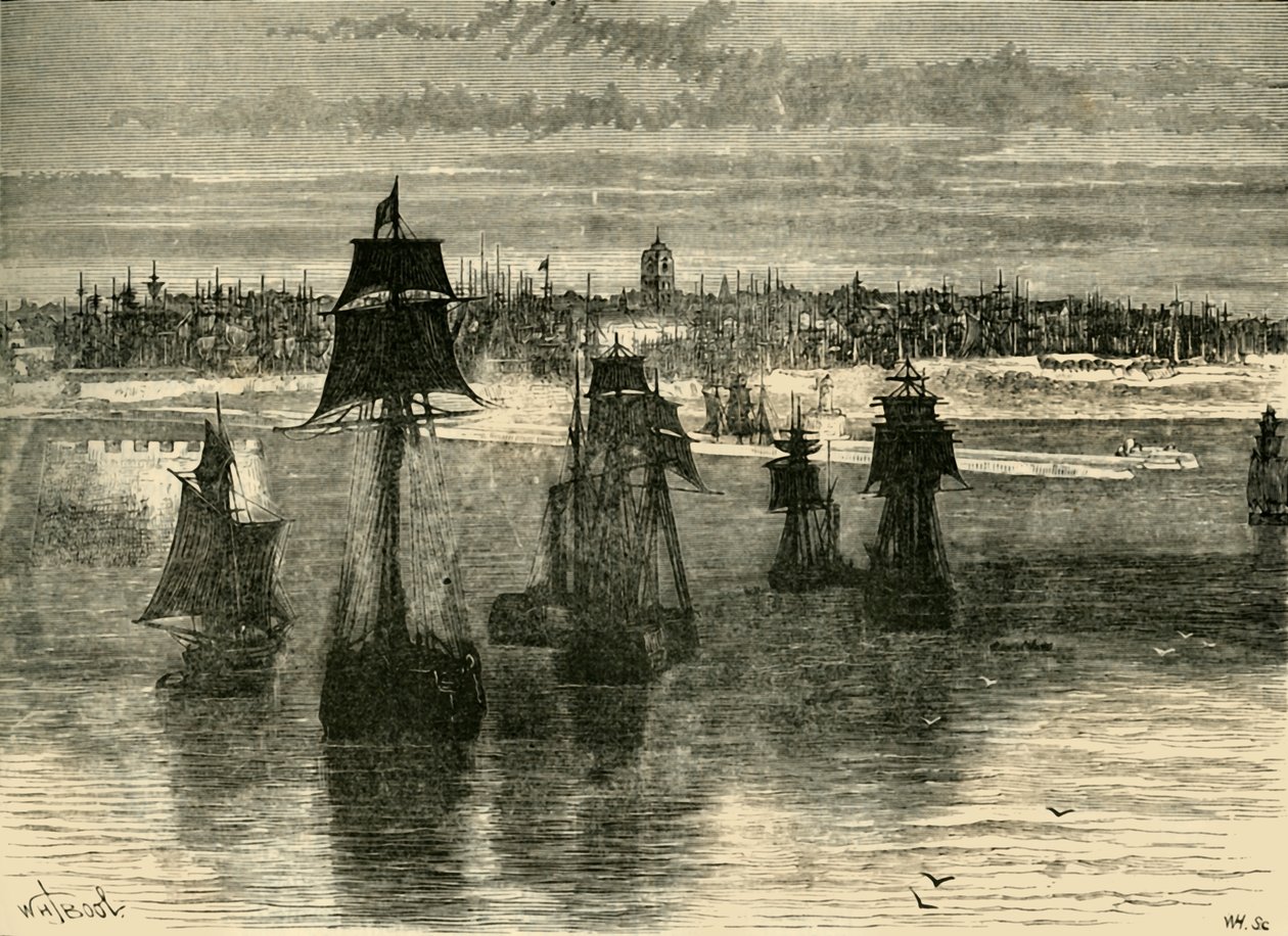 डनकर्क, 1890। द्वारा अज्ञात