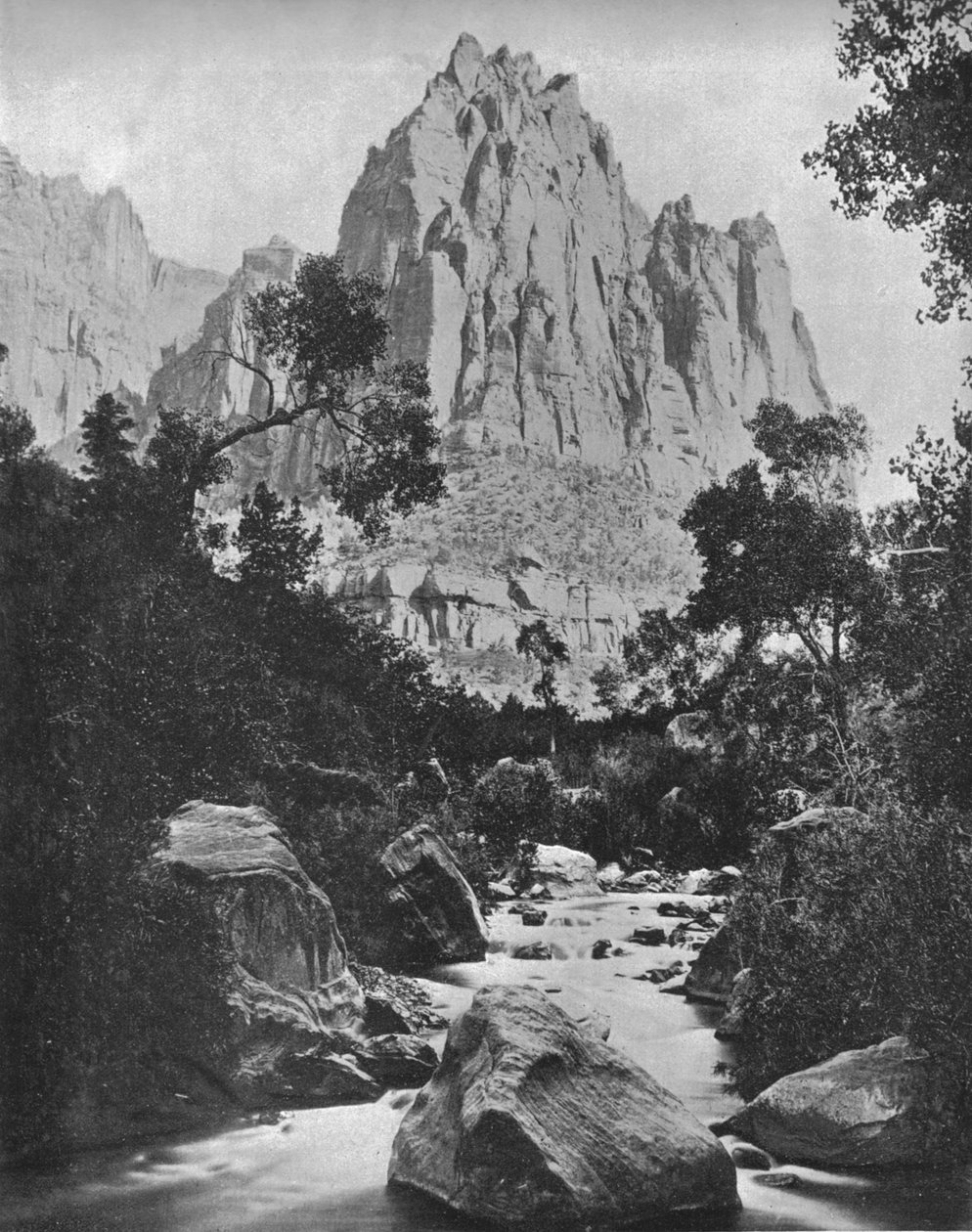 ईगल क्रैग, शोसोन फॉल्स, इडाहो, यूएसए, c1900। द्वारा अज्ञात