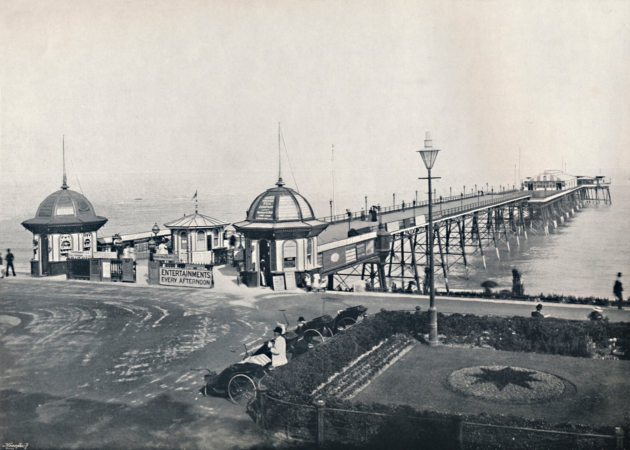ईस्टबोर्न - द पियर, 1895 द्वारा अज्ञात
