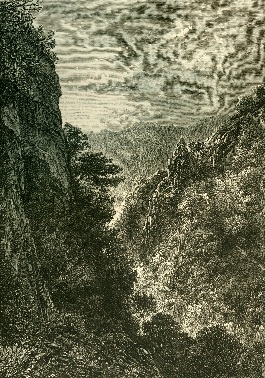 इबोर गॉर्ज, 1898। द्वारा अज्ञात