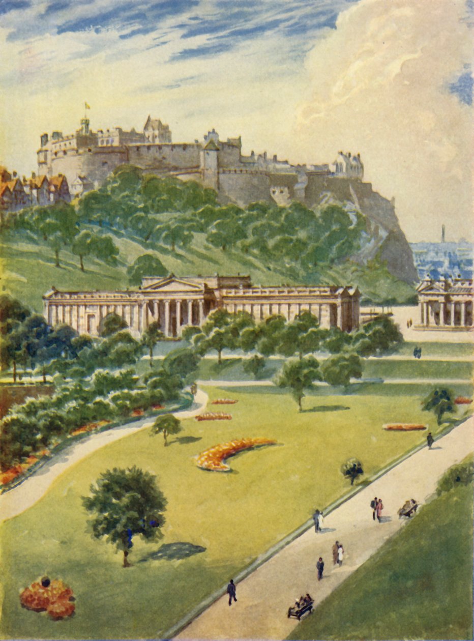 एडिनबर्ग कैसल, c1948। द्वारा अज्ञात