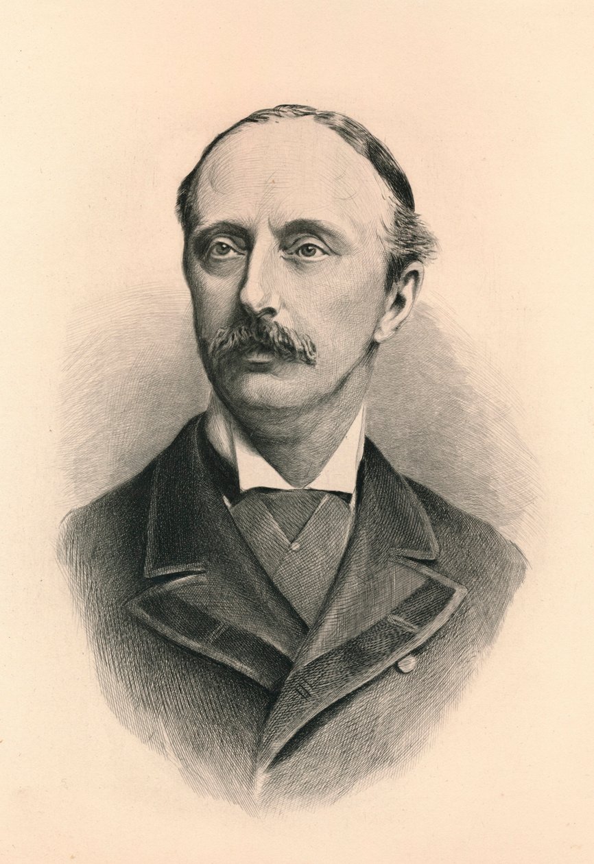 एडवर्ड स्टेनहोप, 1840-1893, ब्रिटिश कंजर्वेटिव पार्टी के राजनेता, 1896 द्वारा अज्ञात