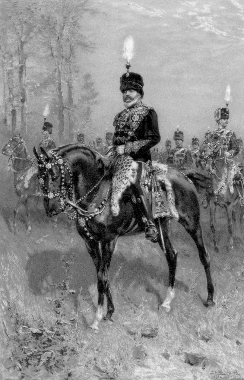 एडवर्ड सप्तम 10 वीं हुसर्स, 1902 में कर्नल के रूप में द्वारा अज्ञात