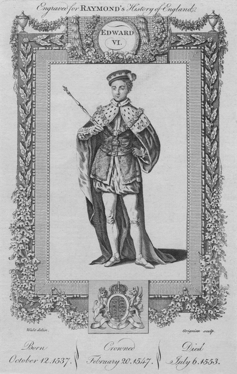 एडवर्ड VI, c1787 द्वारा अज्ञात