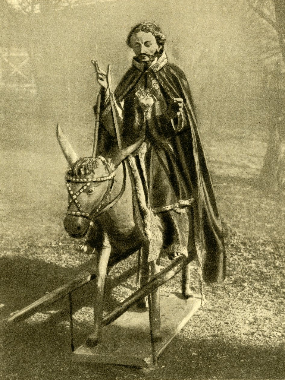 एक गधे की सवारी करने वाले ईसा मसीह का प्रयास, पुच बेई हालेन, ऑस्ट्रिया, c1935। द्वारा अज्ञात