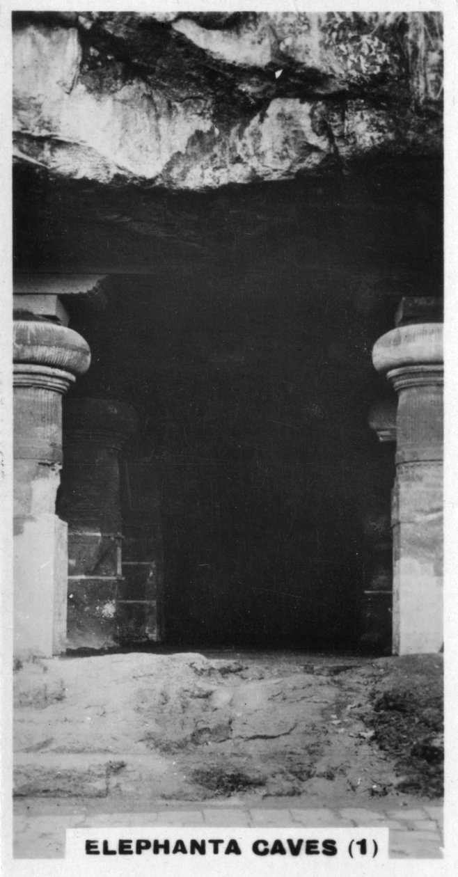 एलिफेंटा की गुफाएं, बॉम्बे, भारत, c1925 द्वारा अज्ञात