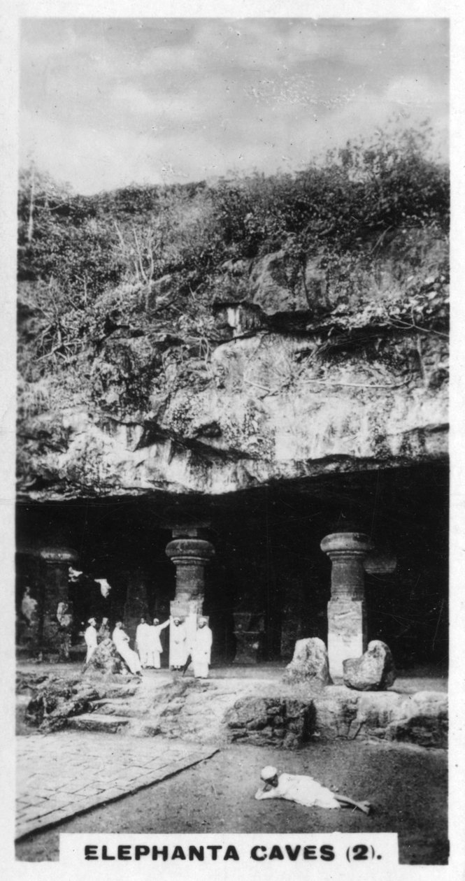 एलिफेंटा की गुफाएं, बॉम्बे, भारत, c1925 द्वारा अज्ञात