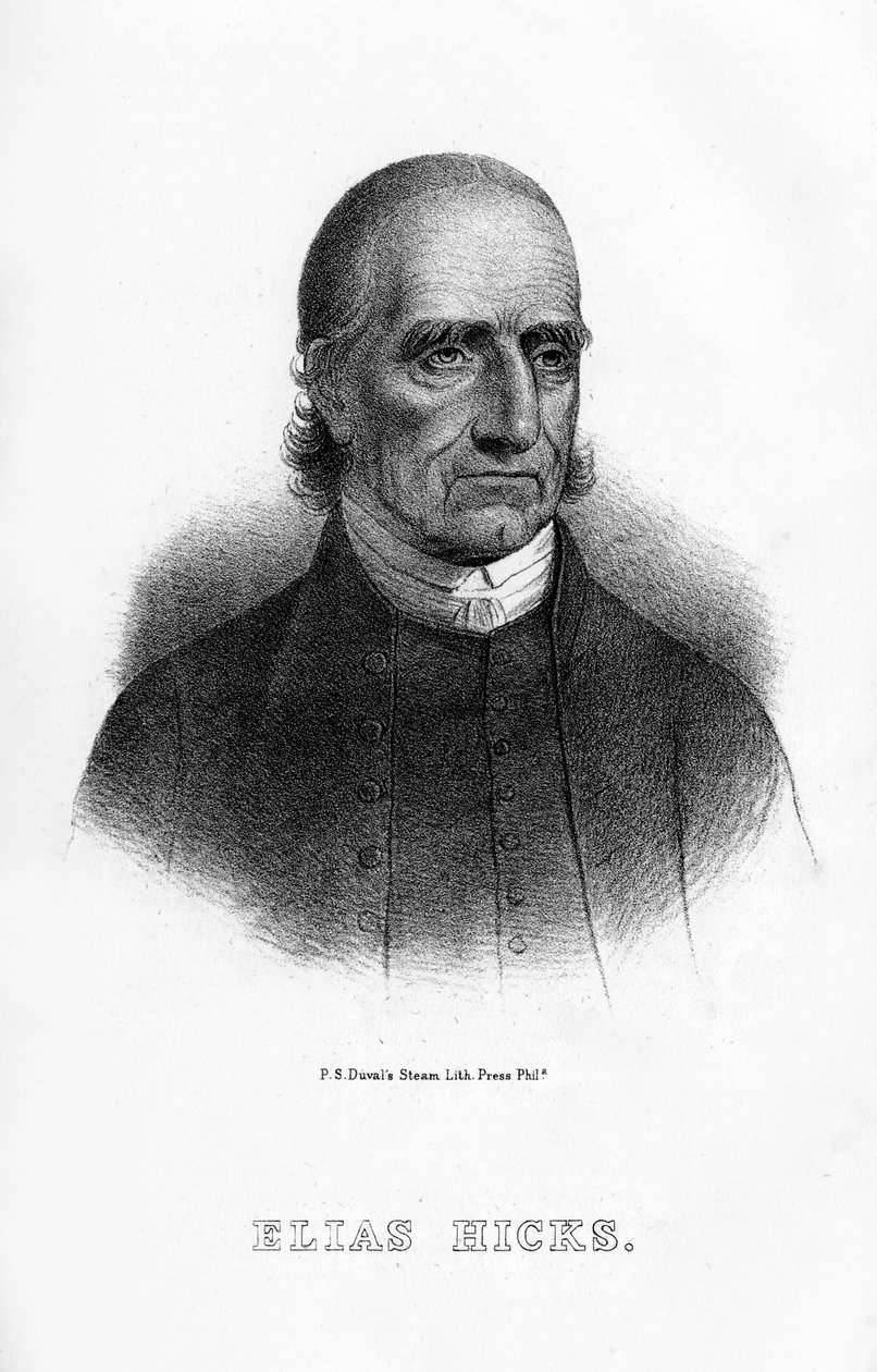 एलियास हिक्स, अमेरिकी उपदेशक, 1854 द्वारा अज्ञात