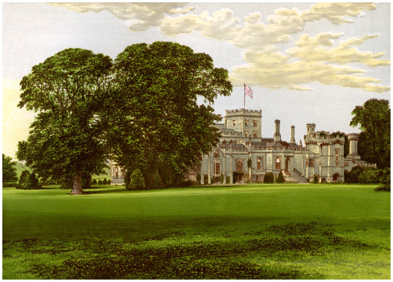 एल्टन हॉल, नॉर्थम्पटनशायर, Carysfort के अर्ल का घर, c1880 द्वारा अज्ञात