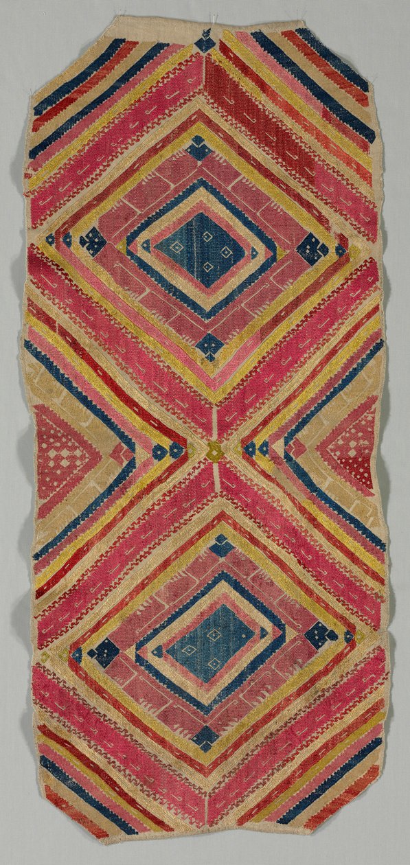 कढ़ाई, 1600s-1700s। द्वारा अज्ञात