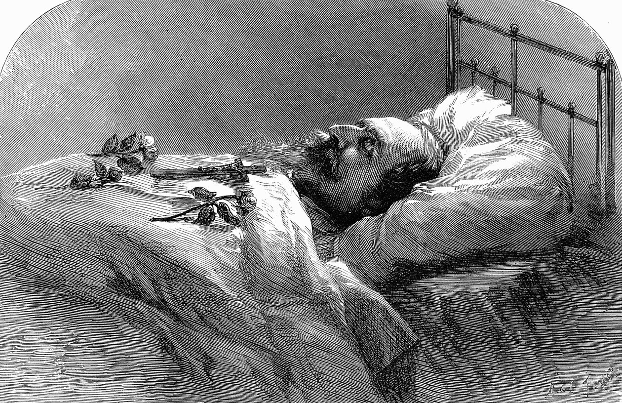 उनकी मृत्यु पर 1873 में फ्रांस के सम्राट नेपोलियन III। द्वारा अज्ञात
