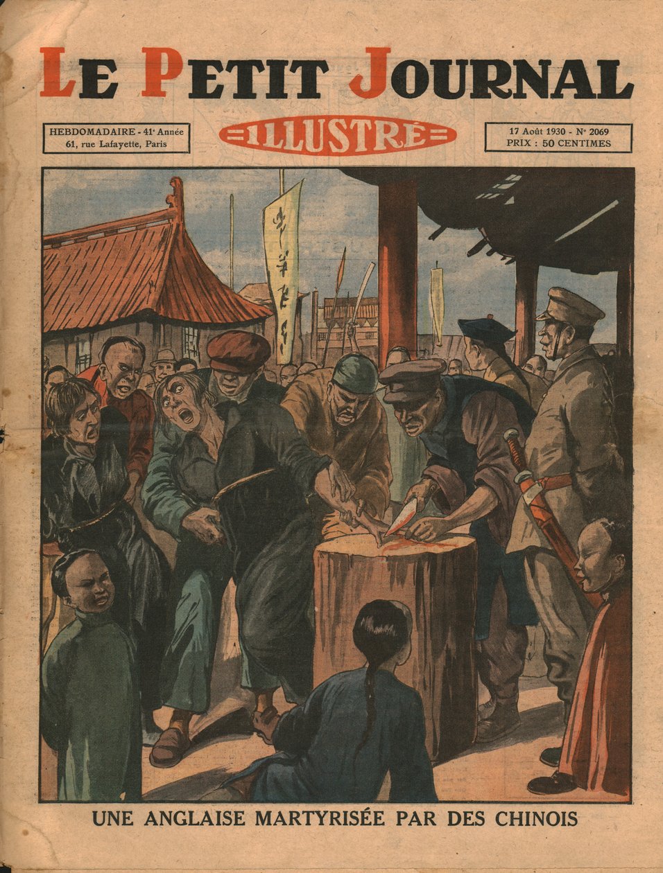 अंग्रेज, चीनी द्वारा शहीद, 1930। द्वारा अज्ञात