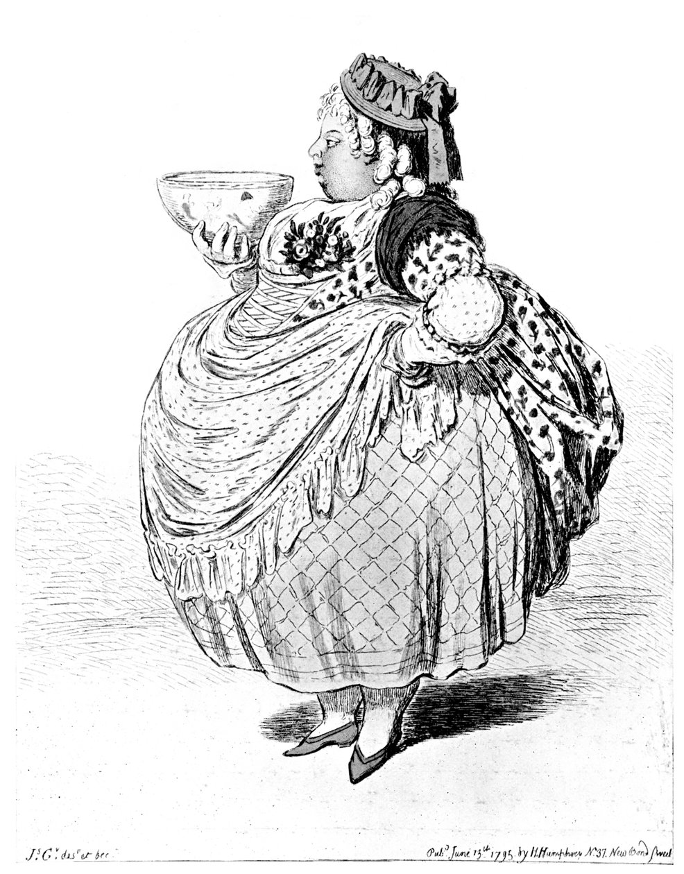 क्रीम के कटोरे के साथ Cowslip दर्ज करें, 1795 द्वारा अज्ञात