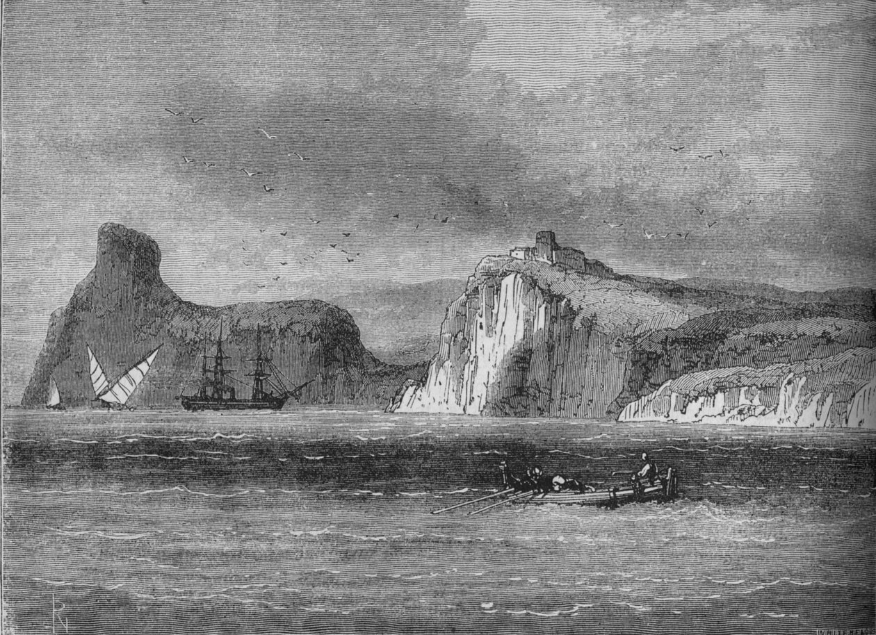 बालाक्लाव हार्बर का प्रवेश, c1880 द्वारा अज्ञात