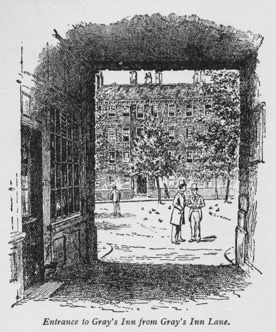 ग्रेस इन लेन से ग्रेस इन के लिए प्रवेश, c1918 द्वारा अज्ञात