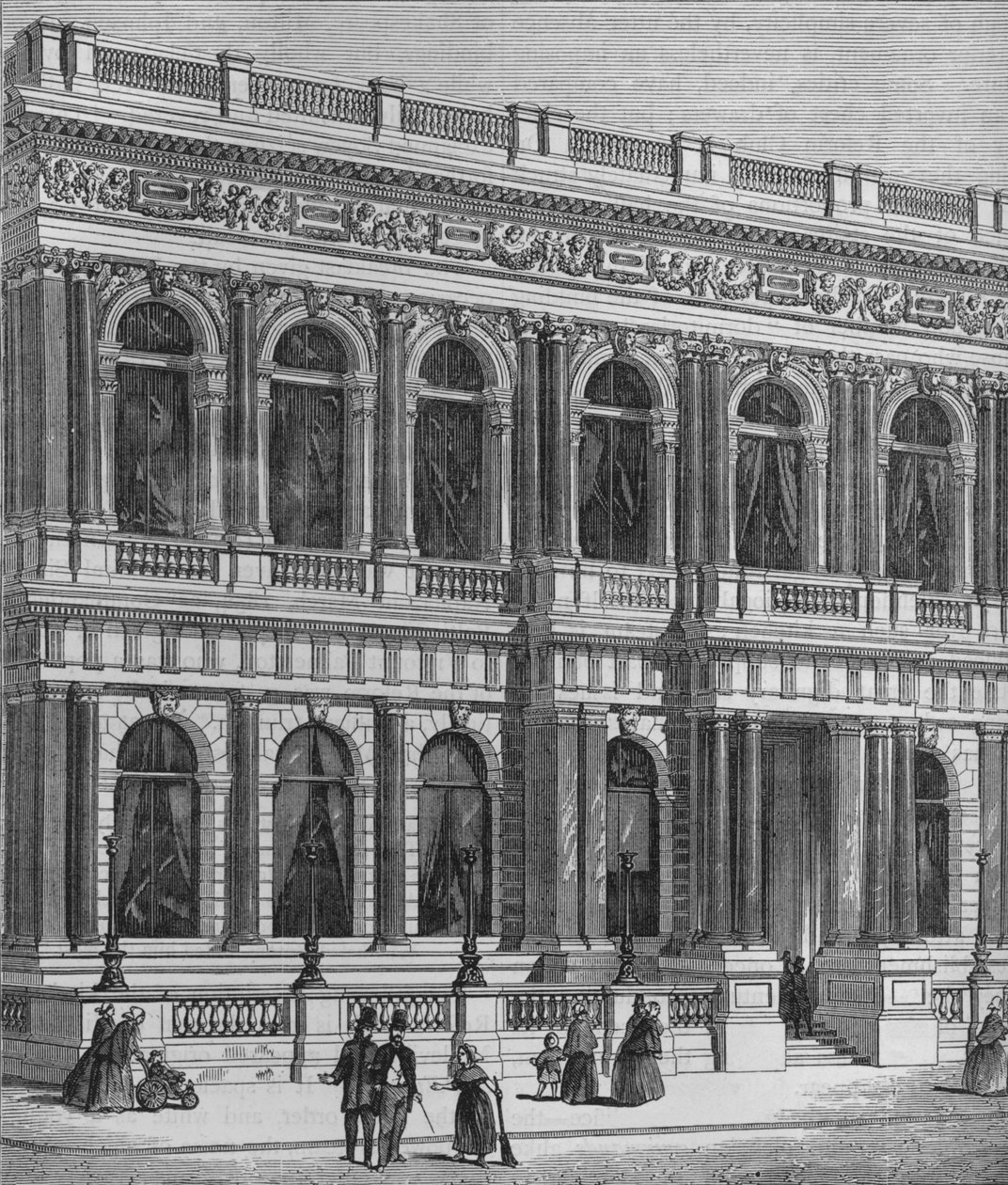 कार्लटन क्लब, वेस्टमिंस्टर, लंदन में प्रवेश, c1875 1878 द्वारा अज्ञात