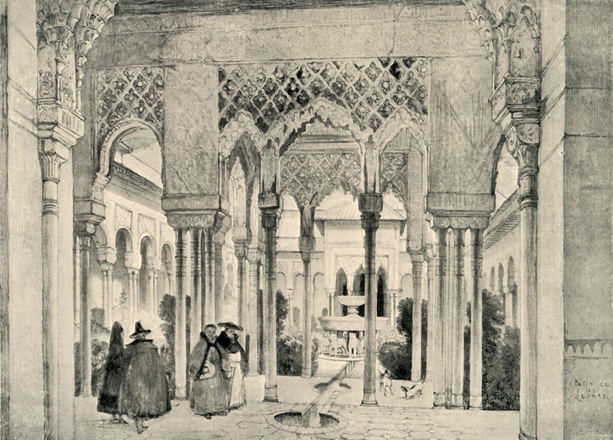 सिंह के दरबार में प्रवेश, c1830, 1907। द्वारा अज्ञात
