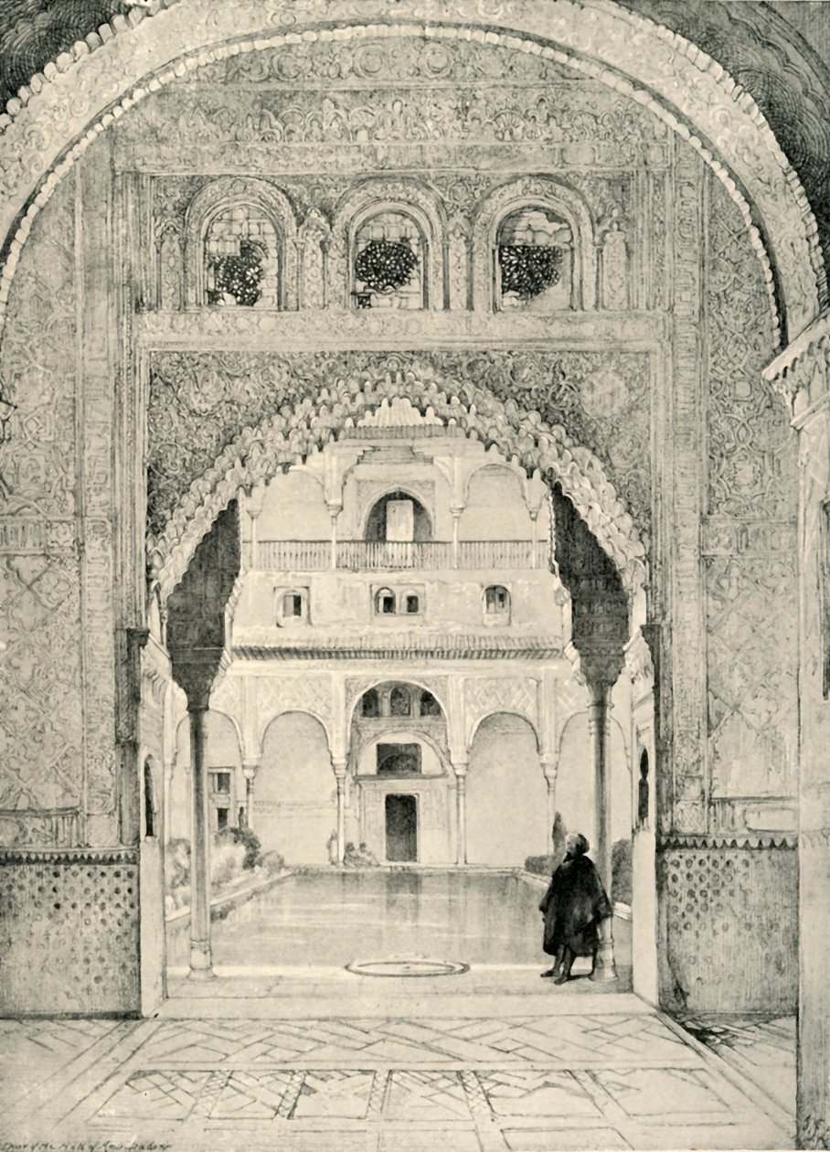हॉल ऑफ द बारक में प्रवेश ..., 19 वीं शताब्दी, 1907। द्वारा अज्ञात