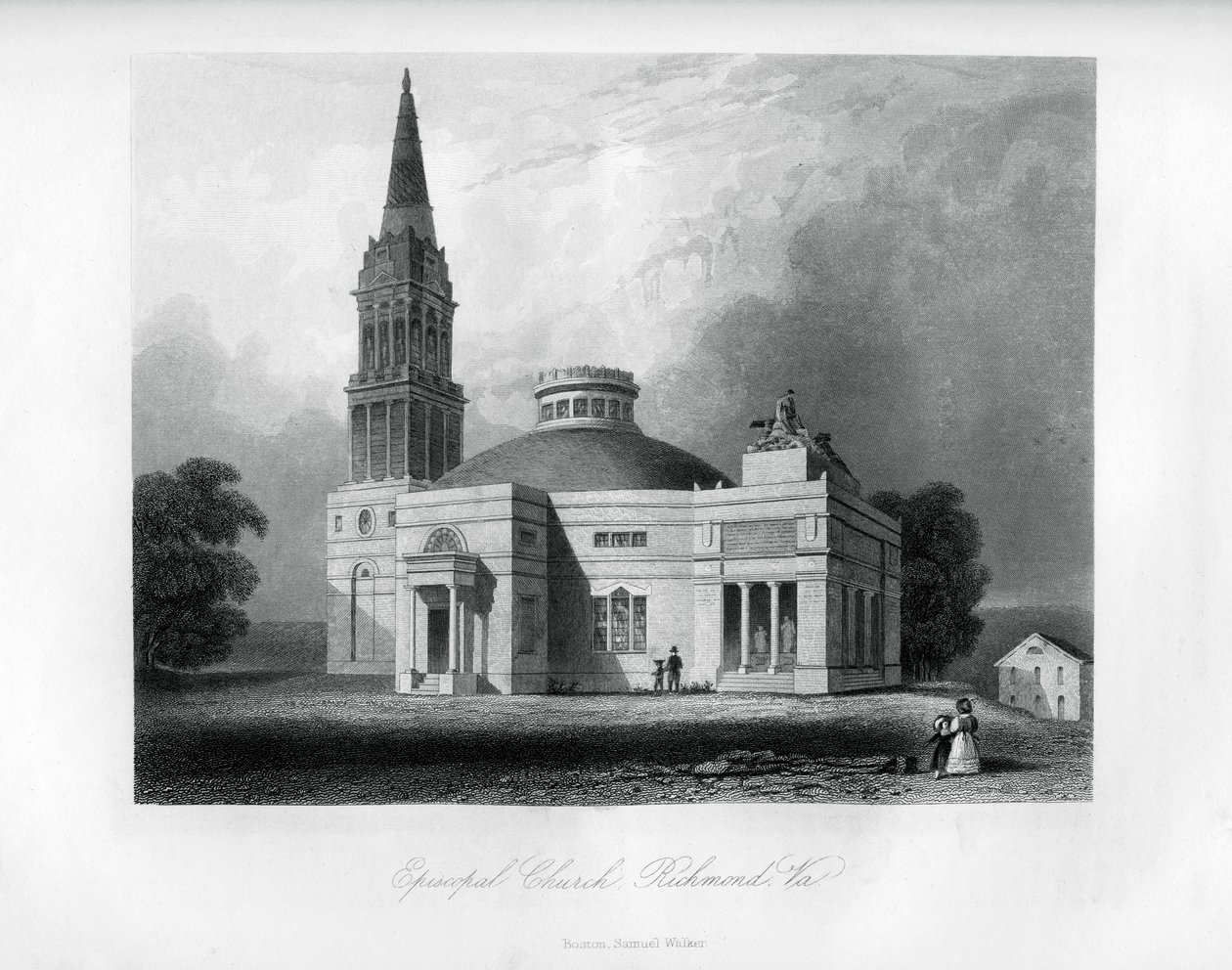 एपिस्कोपल चर्च, रिचमंड, वर्जीनिया, यूएसए, 1855 द्वारा अज्ञात